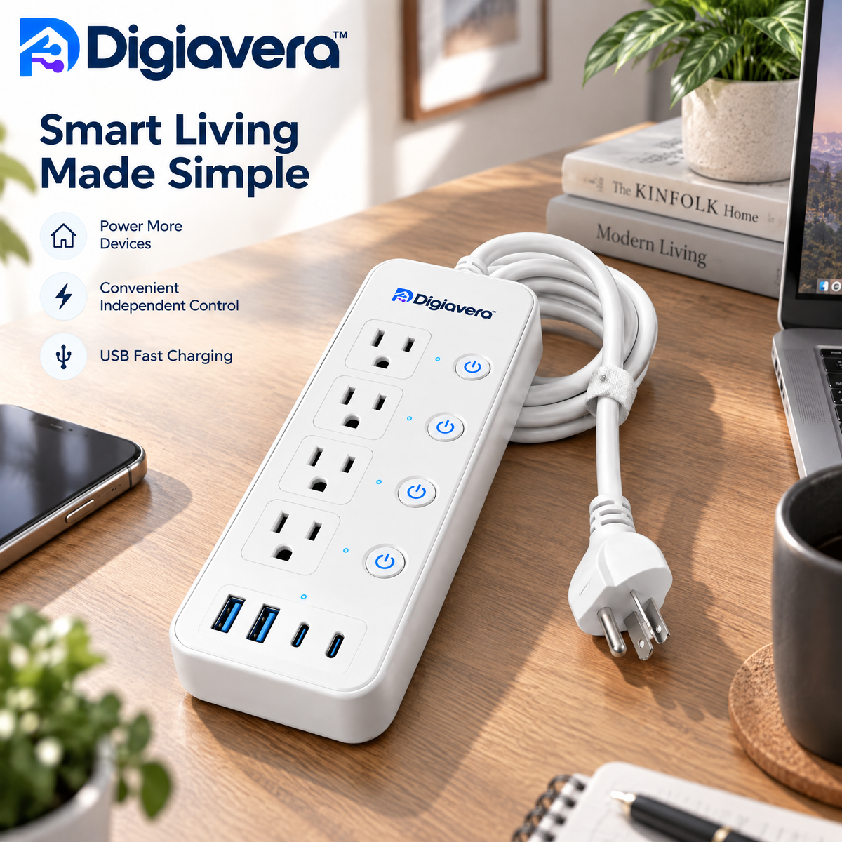 Digiavera™ Smart Power Strip