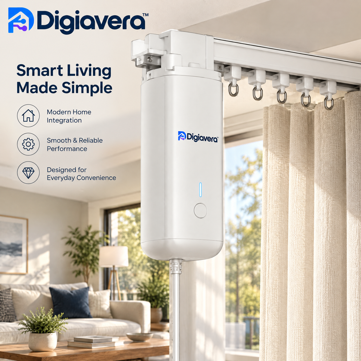 Digiavera™ Smart Curtain Motor