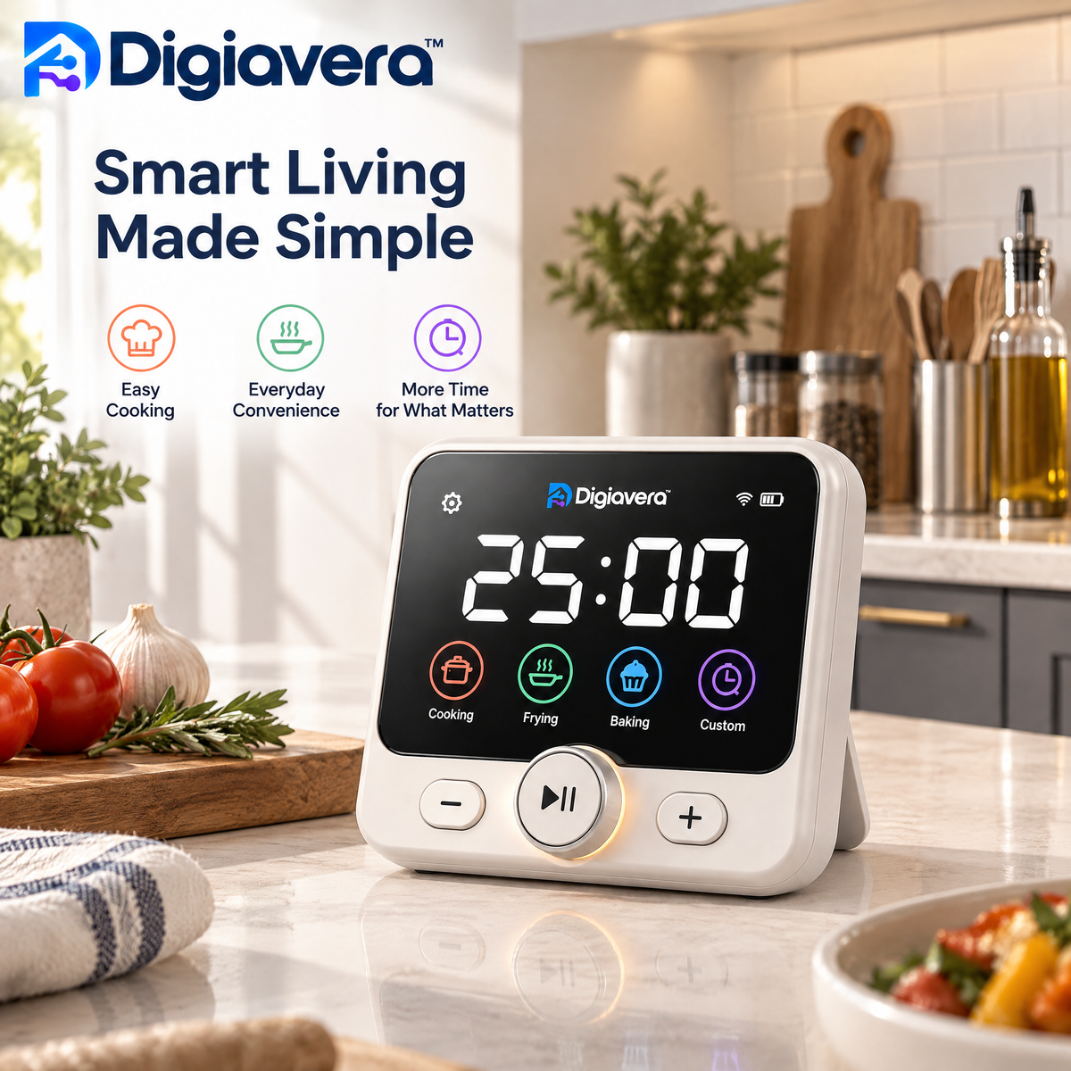 Digiavera™ Smart Kitchen Timer Display