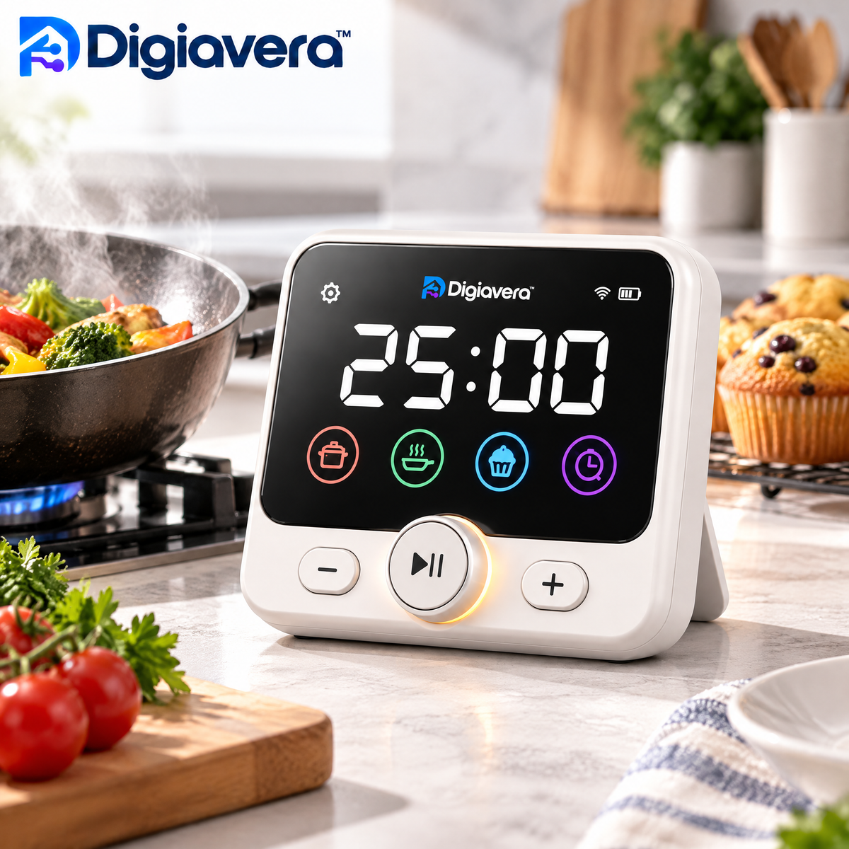 Digiavera™ Smart Kitchen Timer Display