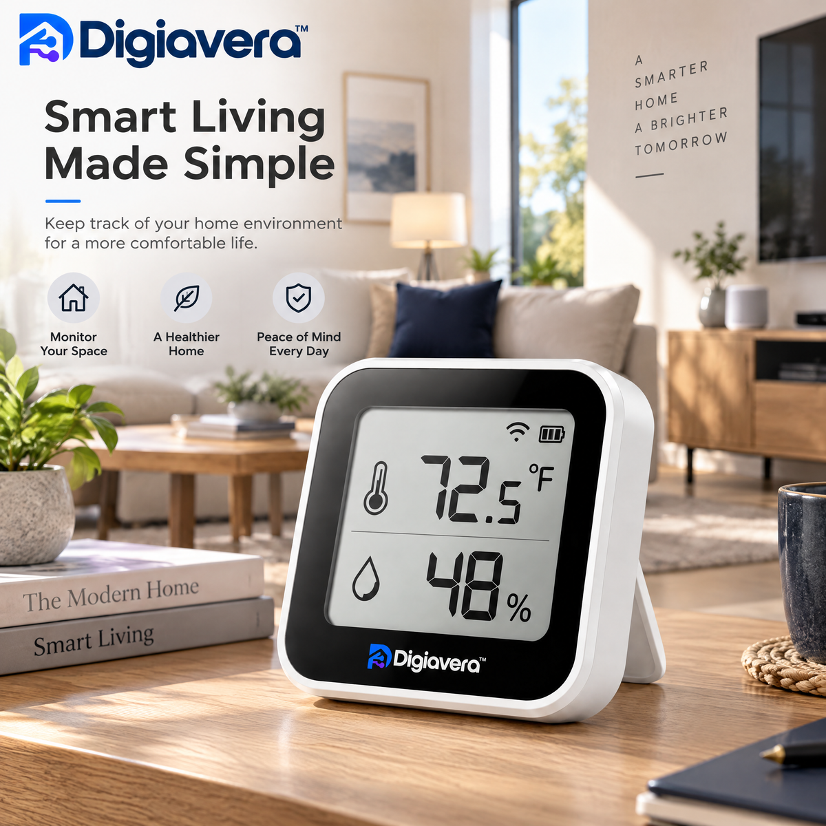 Digiavera™ Smart Temperature & Humidity Display