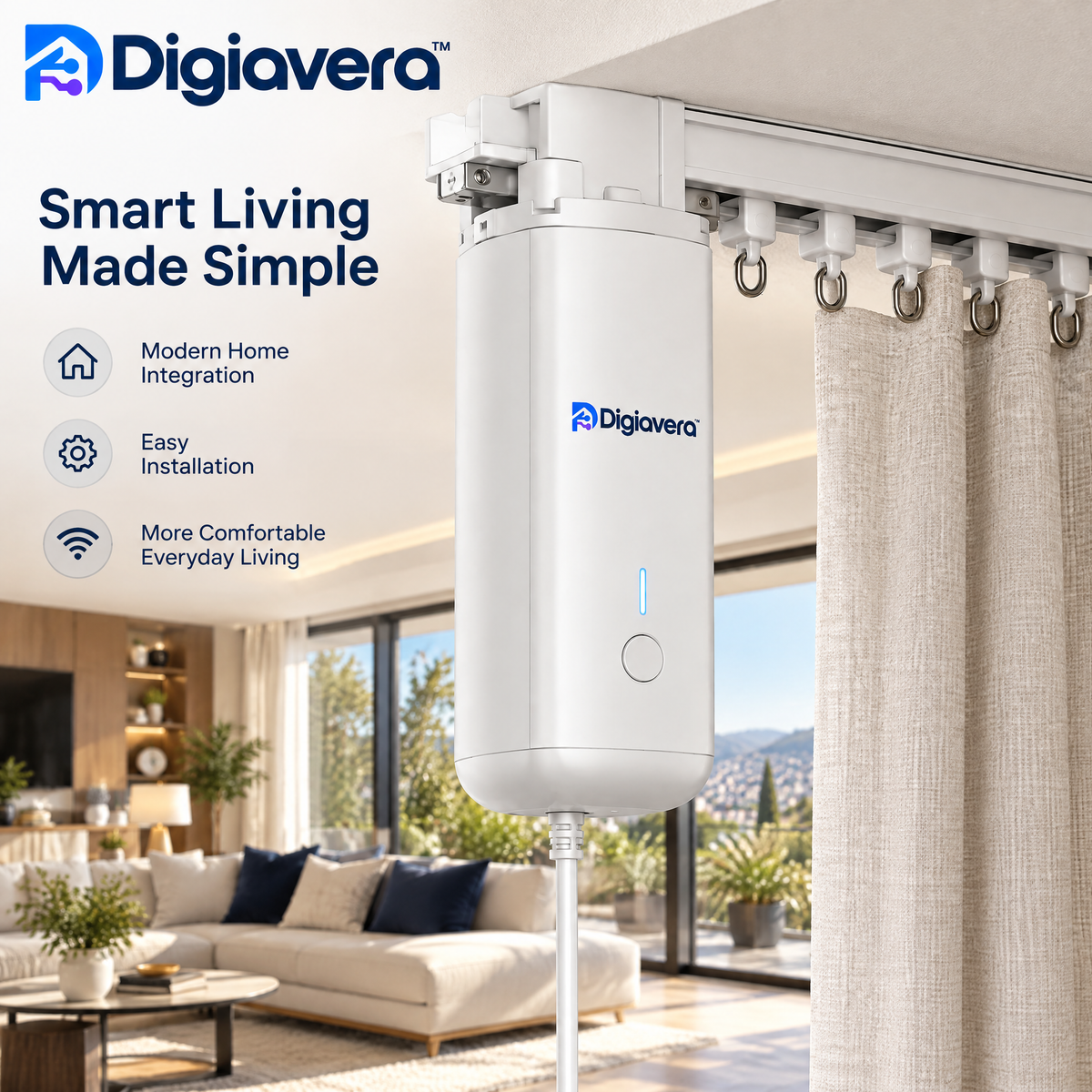 Digiavera™ Smart Curtain Motor