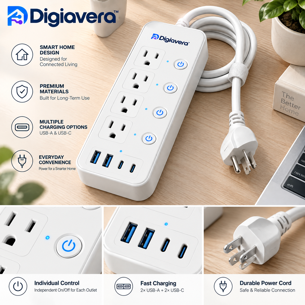 Digiavera™ Smart Power Strip