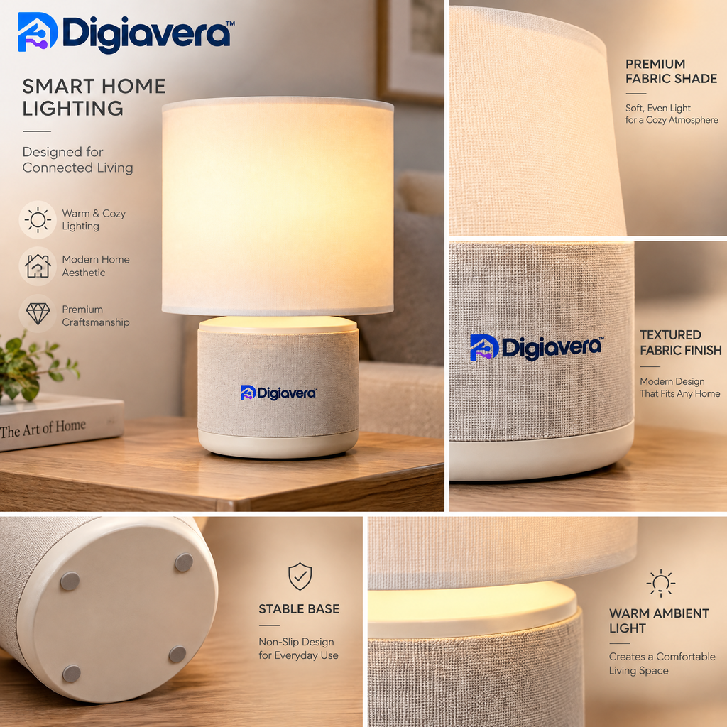 Digiavera™ Smart Bedside Lamp