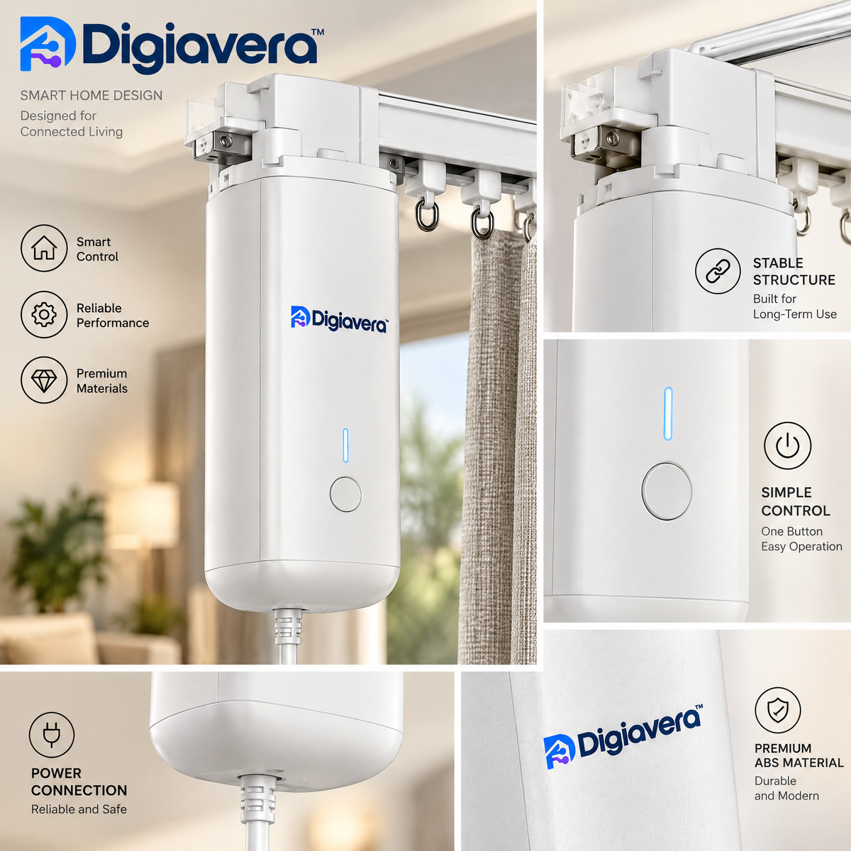 Digiavera™ Smart Curtain Motor