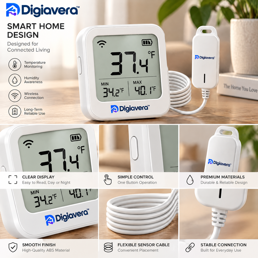 Digiavera™ Smart Refrigerator Temperature Monitor